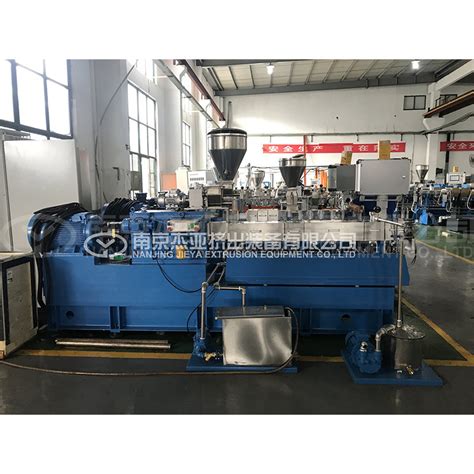 Nylon Pellets Plastic Granules Making Co Rotating Twin Screw Extruder