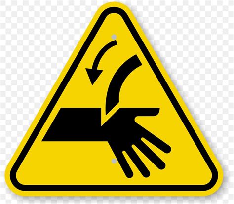 Warning Sign Symbol Finger Hazard Png 800x716px Warning Sign Ansi