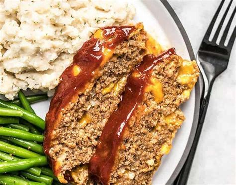 Cheddar Cheeseburger Meatloaf This Super Cheesy Cheddar Cheeseburger