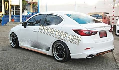 Body Kit Mazda 2 2015 Sedan Mẫu Aventador 119836 Tại Thanhbinhautovn