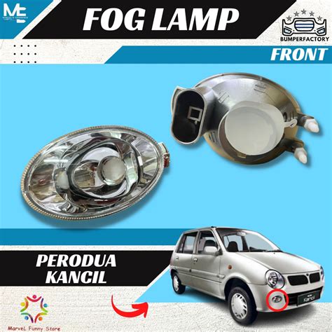 Perodua Kancil Bumper Lamp Lampu Bulat Fog Lamp Spotlight New