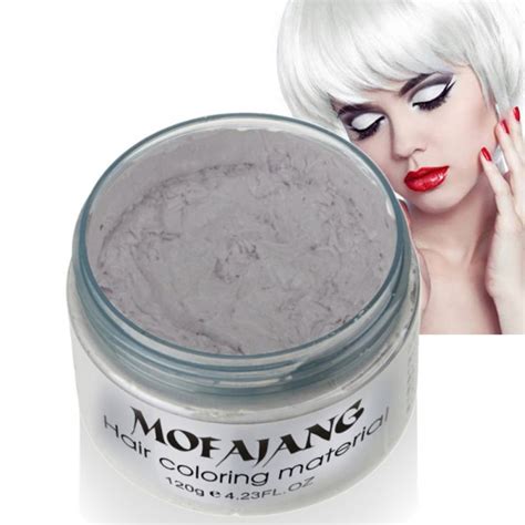 Unisex 7 Colors Diy Hair Color Wax Mud Dye Cream Temporary Modeling Mofajang Hair Wax Diy