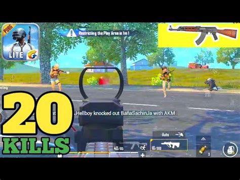 Pubg Mobile Lite Game Play In Solo Vs Squad In Only Head Shot Ll