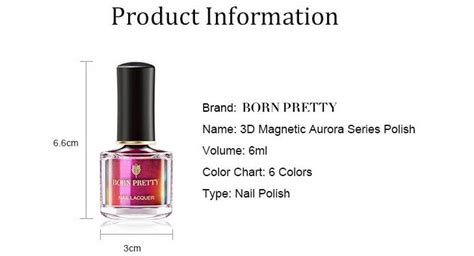 Born Pretty Cat Eye Magnetic Nail Polish Instructions