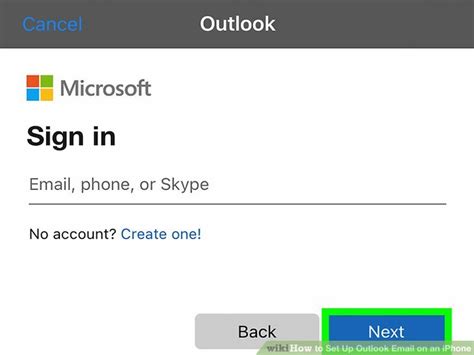 How To Set Up Outlook Email On An Iphone Steps With Pictures