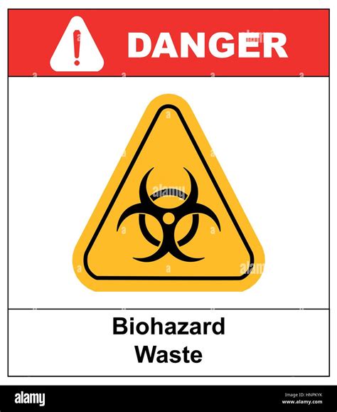 Biohazard Symbol Zeichen Für Biologische Bedrohung Warnung Vector