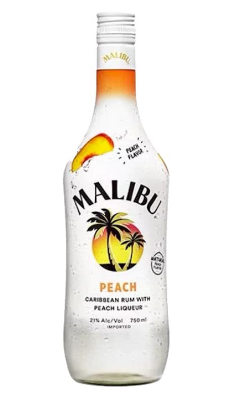 Malibu Peach Rum 1L Bremers Wine And Liquor