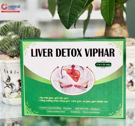 Thuốc Liver Detox Viphar hỗ trợ bảo vệ gan tăng cường chức năng gan