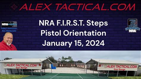 Nra First Steps Pistol Orientation Sariny Nrainstructor