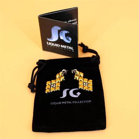Style Up With Sg Liquid Metal Earrings Buy Yours Now Objects Of Beauty
