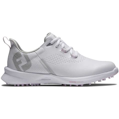 Buy FootJoy Women's FJ Fuel Golf Shoes White/White/Pink | Golf Discount