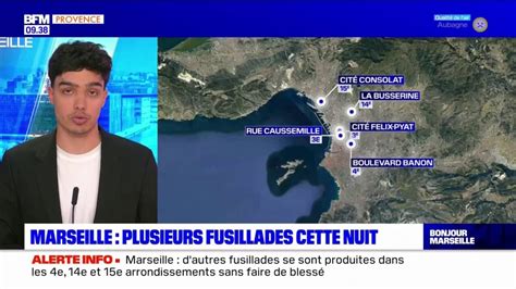 Marseille quatre blessés dans plusieurs fusillades cette nuit