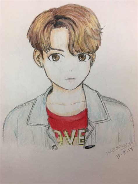 Bts Anime Drawing At Explore Collection Of Bts