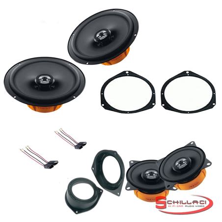 KIT 4 CASSE ALTOPARLANTI GRANDE PUNTO ANT POST HERTZ DCX 165 3 DCX 100 3