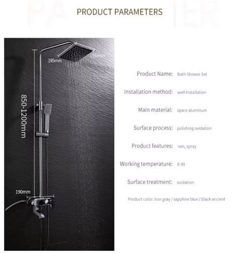 Bathroom Shower Set Cold N Hot Furniture Home Living Bathroom Kitchen Fixtures On Carousell