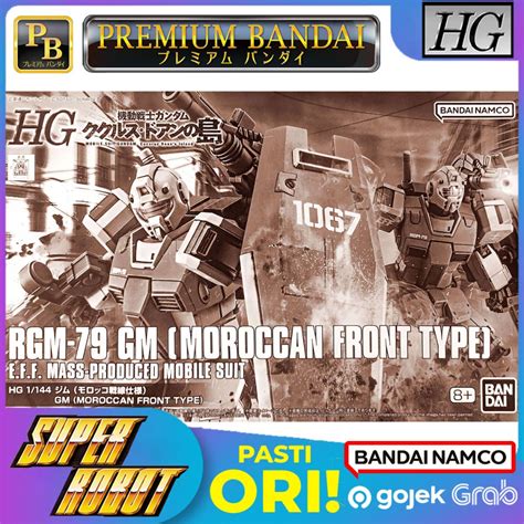 Bandai HG RGM 79 GM Moroccan Front Type HGUC Cucuruz Doan P BANDAI