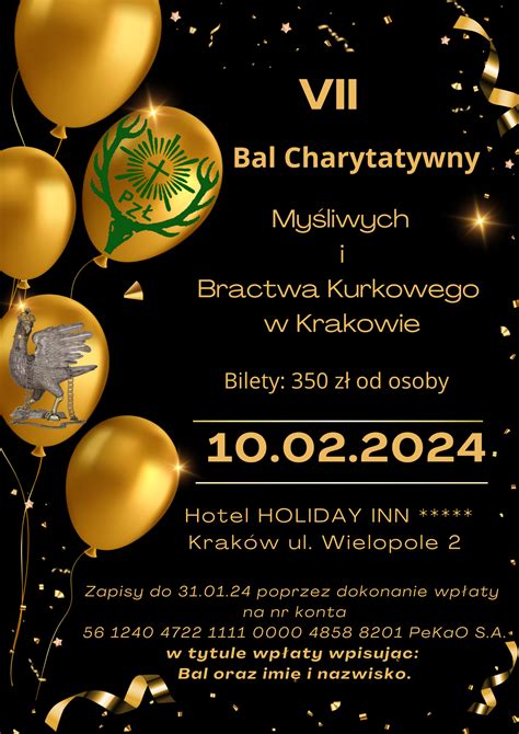 Zaproszenie Na Vii Bal Charytatywny My Liwych I Bractwa Kurkowego W