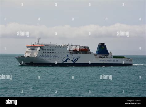 Interislander Ferry crossing Cook Strait, New Zealand Stock Photo - Alamy