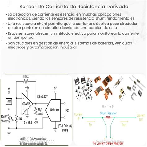 Sensor De Corriente De Resistencia Derivada How It Works Application