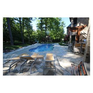 Viking Laguna With CoverStar Automatic Pool Cover Transitional Pool