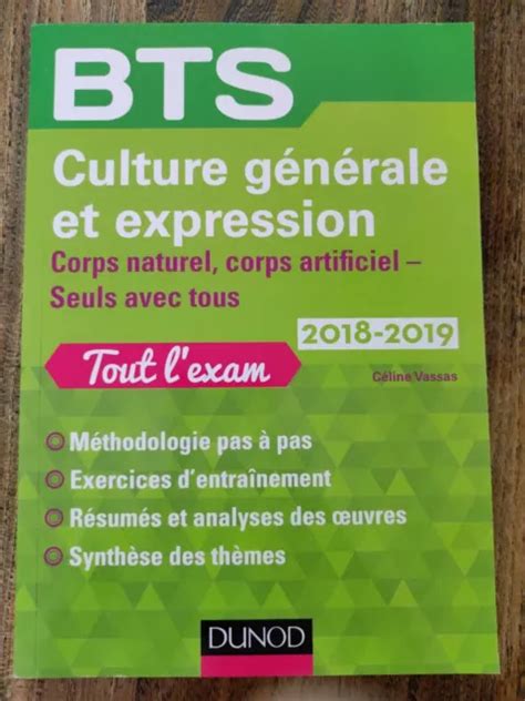 BTS CULTURE GÉNÉRALE et Expression 2018 2019 EUR 4 00 PicClick FR