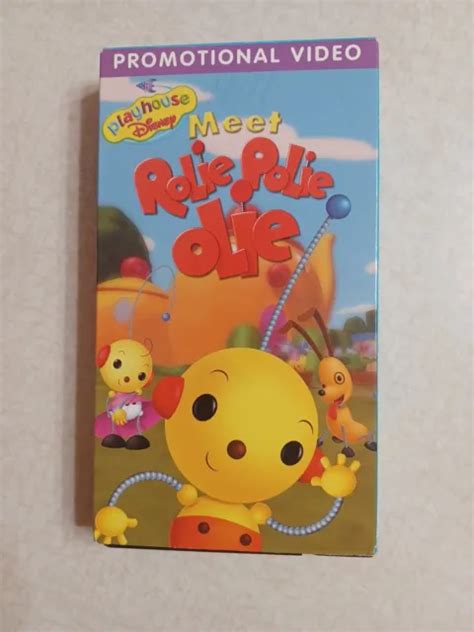 Playhouse Disney Promotional Vhs Tape Meet Rolie Polie Olie