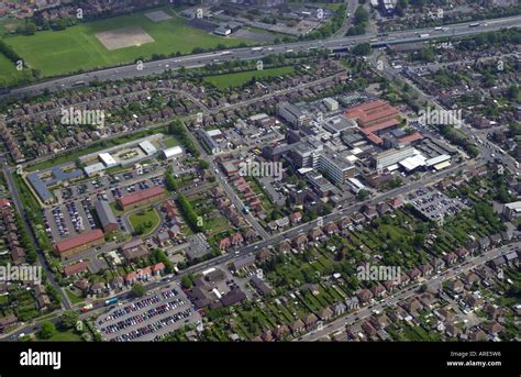 Aerial view of Luton and Dunstable hospital Luton Beds UK Stock Photo ...