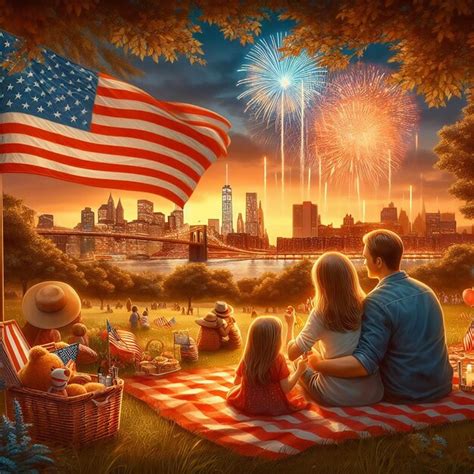Premium Photo Celebrating American Independence Day Generated Ai Image