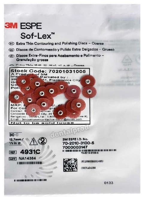 3m Sof Lex Extra Thin Contouring And Polishing Discs Kit At Best Price