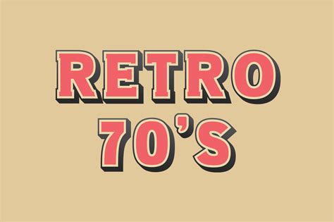 Retro 70s Font