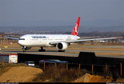 TC LJA Turkish Airlines Boeing 777 3F2ER Photo By Marco Wolf ID