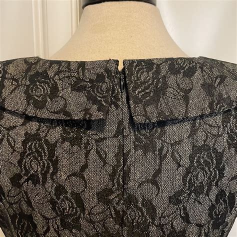 Beautiful Alex Marie Black Lace Overlay Midi Cap Slee Gem