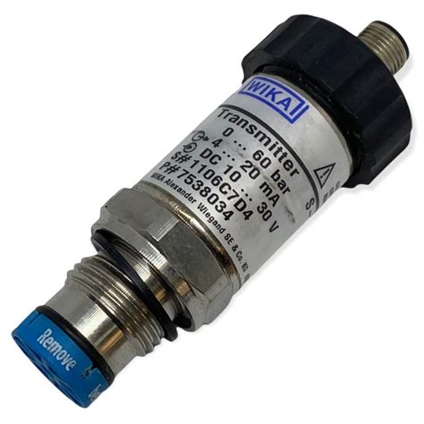 Wika Pressure Transmitter For Process Industry Volt Off