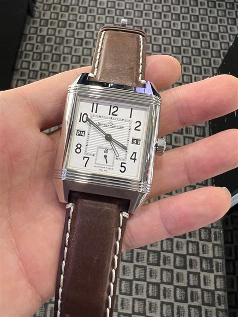 JAEGER LECOULTRE XL REVERSO SQUADRA HOMETIME SWISS MADE AUTOMATIC JLC