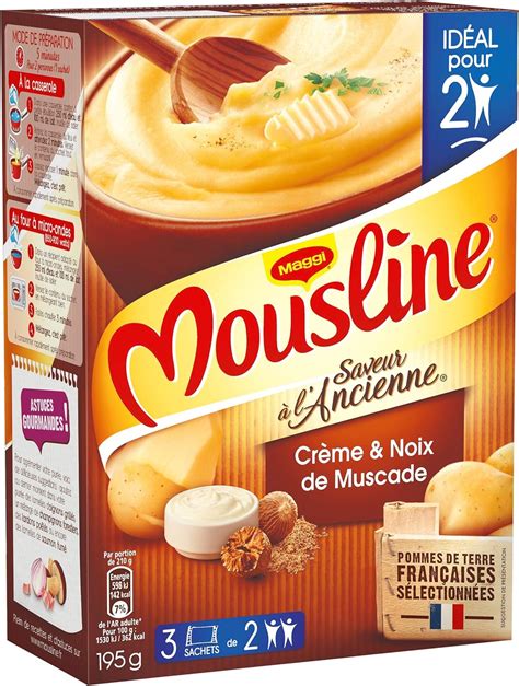 Maggi Mousline Pur E Saveur L Ancienne Cr Me Muscade Sachets De