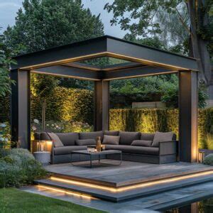 Minimalist Garden Gazebo Ideas For A Clean Look K Inspiring