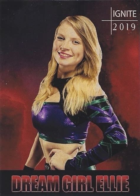 Ignite Wrestling Dream Girl Ellie Crazy Card Collector