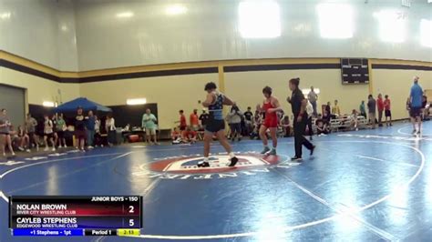 150 Lbs Cons Round 1 Nolan Brown River City Wrestling Club Vs