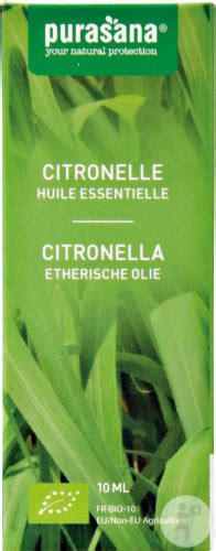 Purasana Citronella Ätherisches Öl Bio Flakon 10ml Newpharma