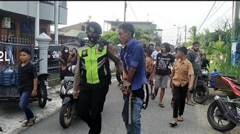 Fuad Babak Belur Dihajar Warga Usai Gelapkan Sepeda Motor Tetangga