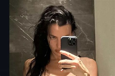 Irina Shayk Shows Off Her Flawless Body While Posing In A Bikini On A