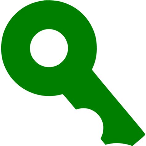 Green Key 4 Icon Free Green Key Icons