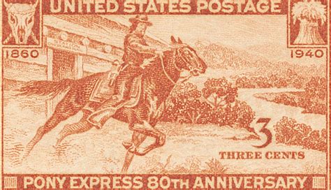 Inaugural Run Of The Pony Express — Mystic Stamp Discovery Center