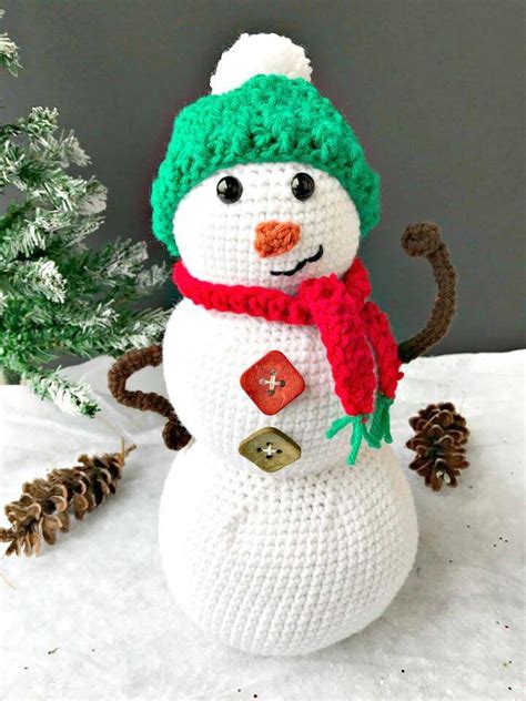 55 Easy Crochet Snowman Patterns Free DIY Crafts