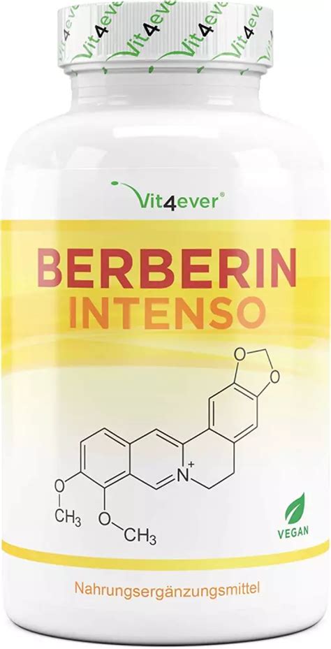 Vit4ever Berberin Hcl Intenso 500mg 120 Kapseln Supplements