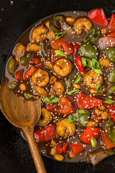 Kung Pao Shrimp Amandas Cookin Shrimp Recipes