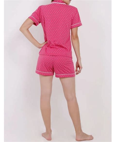 Pijama Curto Botão Meia Manga Short Doll Aberto Feminino Adulto JANE LINGERIE