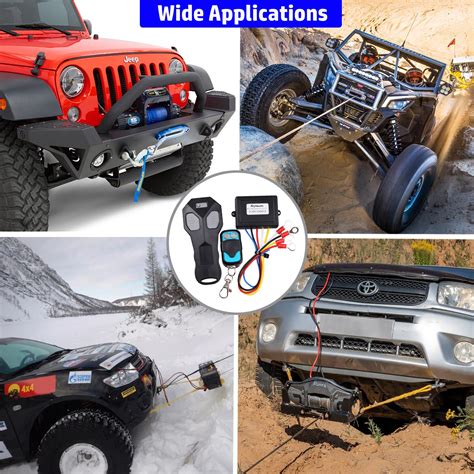 Snapklik Riyitauto Wireless Winch Remote Control Kit DC 9 30V