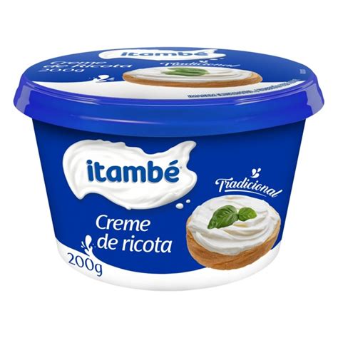 Creme de Queijo Ricota Tradicional Itambé Pote 200g Super Veneza Guará II