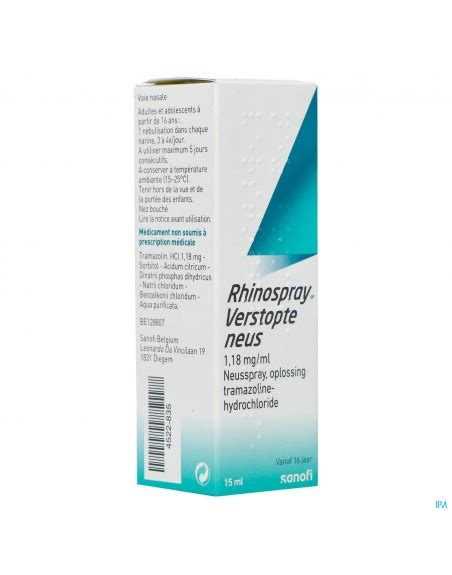 Rhinospray Nez Bouche Mg Ml Spr Nasal Sol Ml